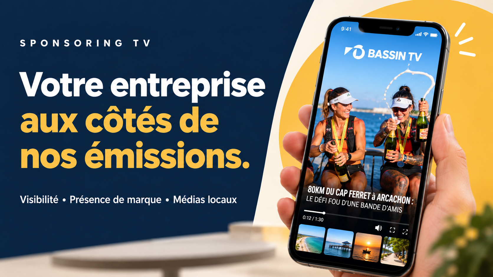 Devenez sponsor de nos médias
